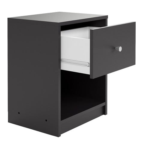Simply Bedside Table with 1 Drawer and 1 Shelve