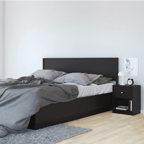 Simply Bedside Table with 1 Drawer and 1 Shelve