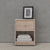 Simply Bedside Table 1 Drawer in Coffee or Truffle Oak or Grey or Jackson Hickory Oak