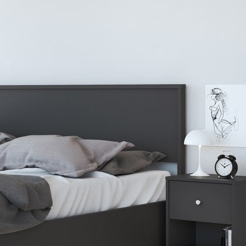 Simply Bedside Table 1 Drawer in Coffee or Truffle Oak or Grey or Jackson Hickory Oak
