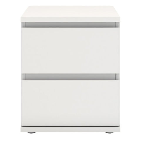 Contemporary Bedside Table with 2 Drawers