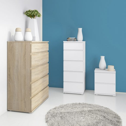 Contemporary Bedside Table with 2 Drawers