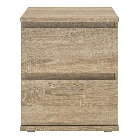 Contemporary Bedside Table with 2 Drawers