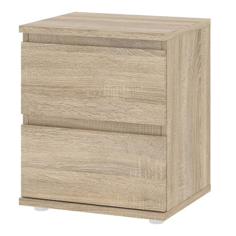 Contemporary Bedside Table with 2 Drawers