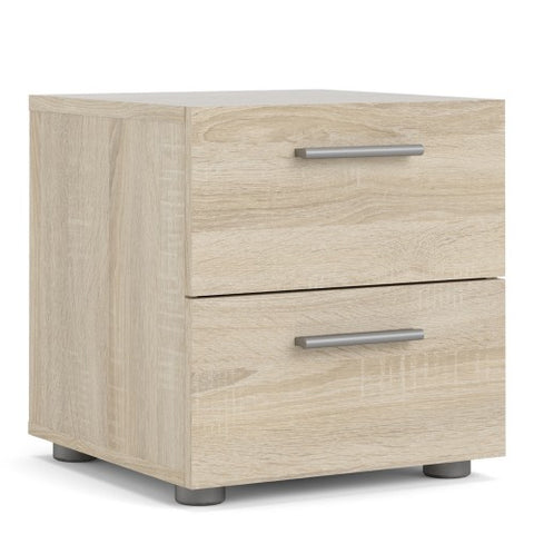 SootheSnooze Bedside Table with 2 Drawers