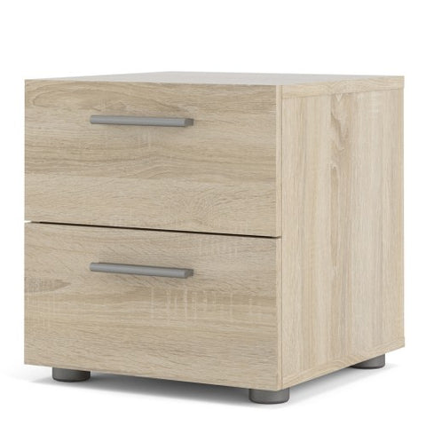 SootheSnooze Bedside Table with 2 Drawers