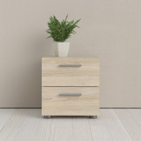SootheSnooze Bedside Table with 2 Drawers