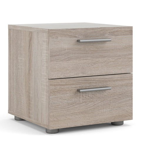 SootheSnooze Bedside Table with 2 Drawers