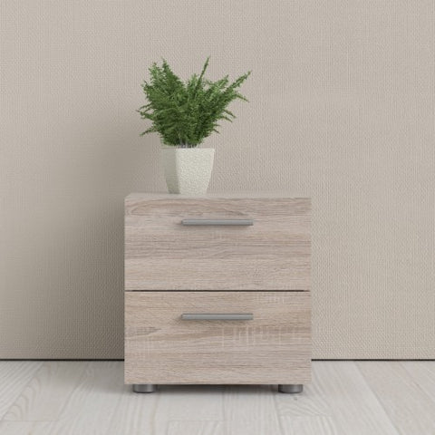SootheSnooze Bedside Table with 2 Drawers