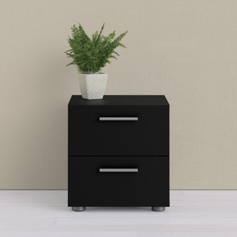 SootheSnooze Bedside Table with 2 Drawers