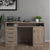 Modern Minimalist Working Desk with Easy Gliding Drawers and Storage Shelves