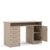 Modern Minimalist Working Desk with Easy Gliding Drawers and Storage Shelves