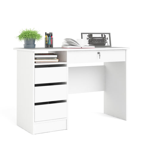 Modern Desk with Minimalist Design and Easy Gliding Drawers