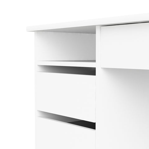 Modern Desk with Minimalist Design and Easy Gliding Drawers
