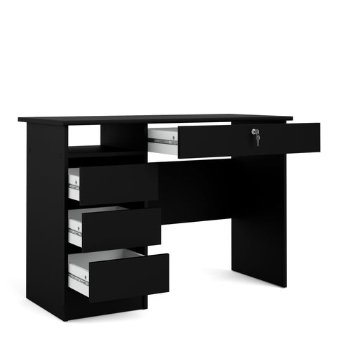 Modern Desk with Minimalist Design and Easy Gliding Drawers