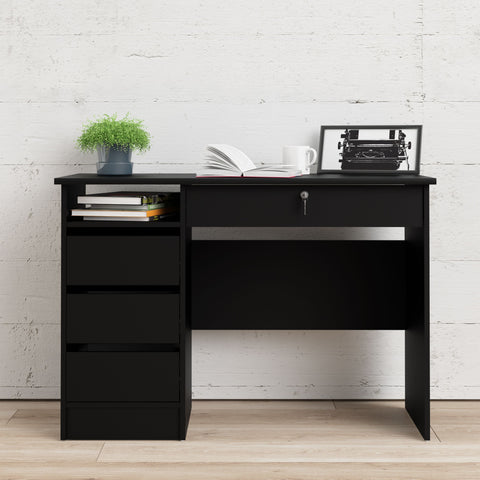 Modern Desk with Minimalist Design and Easy Gliding Drawers