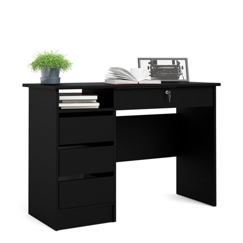 Modern Desk with Minimalist Design and Easy Gliding Drawers