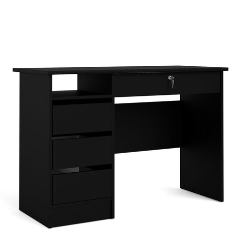 Modern Desk with Minimalist Design and Easy Gliding Drawers