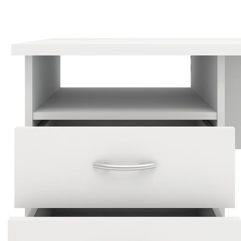 Modern Working Desk with Minimalist Design and Easy Gliding Drawers