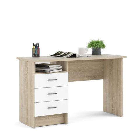 Modern Working Desk with Minimalist Design and Easy Gliding Drawers
