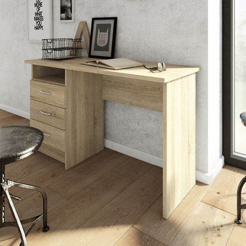 Modern Working Desk with Minimalist Design and Easy Gliding Drawers