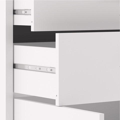 Stylish Laminated Board Bookcase with Doors and Extra Storage Shelves