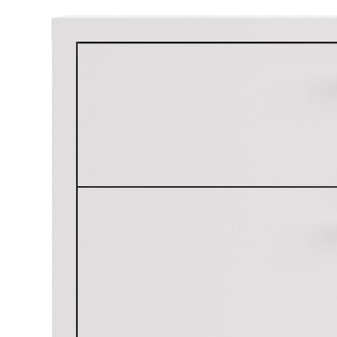 Stylish Laminated Board Bookcase with Doors and Storage Shelves