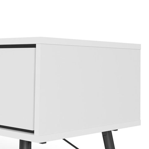 Contemporary Coffee Table with 1 Drawer in 101cm Width