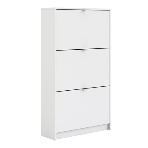 Stylish and Spacious Shoe Cabinet with Flip Down Doors