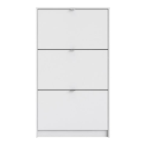 Stylish and Spacious Shoe Cabinet with Flip Down Doors