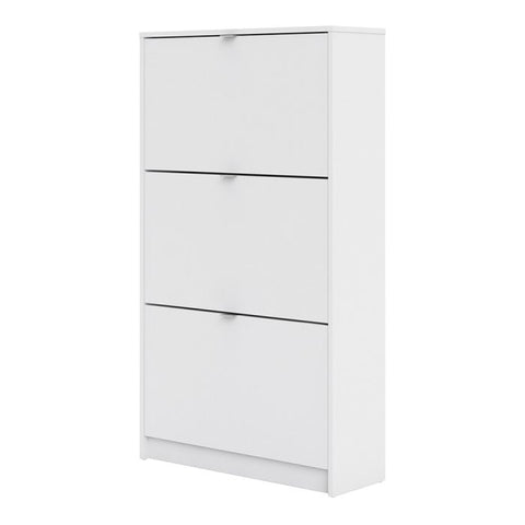 Stylish and Spacious Shoe Cabinet with Flip Down Doors