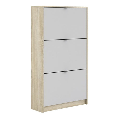 Stylish and Spacious Shoe Cabinet with Flip Down Doors
