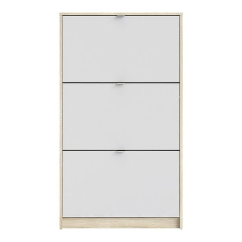 Stylish and Spacious Shoe Cabinet with Flip Down Doors