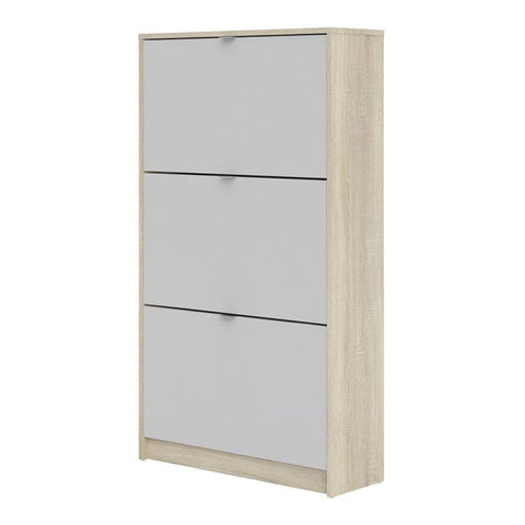 Stylish and Spacious Shoe Cabinet with Flip Down Doors