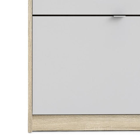 Stylish and Spacious Shoe Cabinet with Flip Down Doors