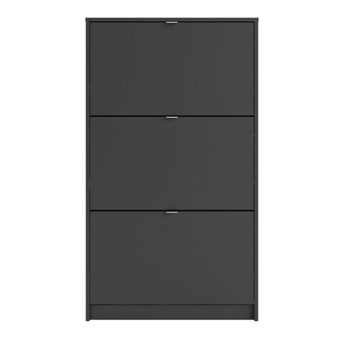 Stylish and Spacious Shoe Cabinet with Flip Down Doors