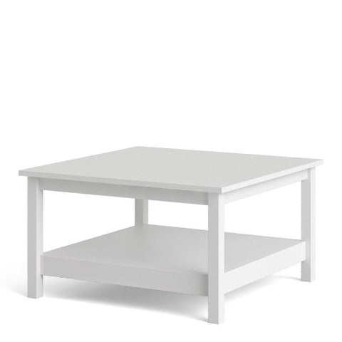 Spanish Villa Coffee Table Spacious Surface in Matt Black or White