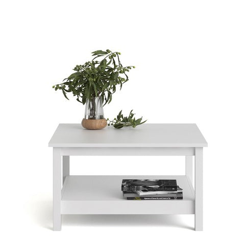 Spanish Villa Coffee Table Spacious Surface in Matt Black or White