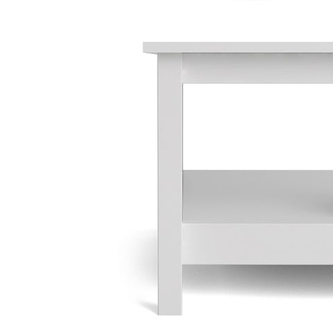 Spanish Villa Coffee Table Spacious Surface in Matt Black or White
