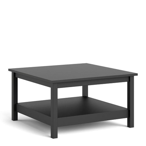 Spanish Villa Coffee Table Spacious Surface in Matt Black or White