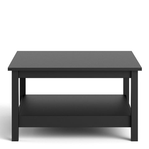 Spanish Villa Coffee Table Spacious Surface in Matt Black or White