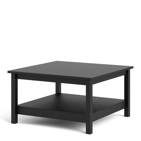 Spanish Villa Coffee Table Spacious Surface in Matt Black or White