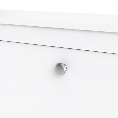 Modern Contemporary Shoe Cabinet with 4 Drawers in White or Matt Black