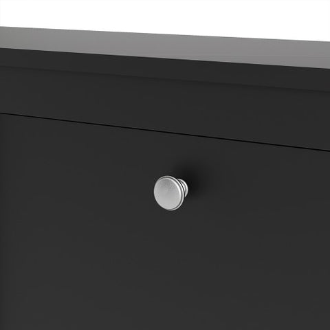 Modern Contemporary Shoe Cabinet with 4 Drawers in White or Matt Black