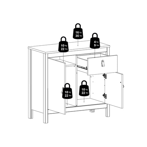 Modern Sideboard in 94cm Length