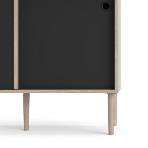 Ferrara Sideboard 2 Cabinet Doors + 2 Drawers with 98cm Width