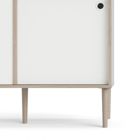 Ferrara Sideboard 2 Cabinet Doors + 2 Drawers with 98cm Width
