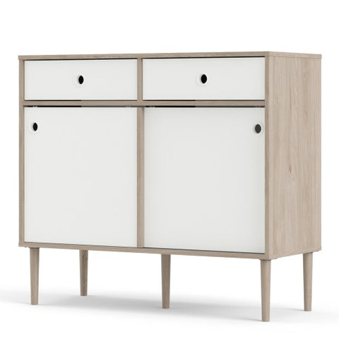 Ferrara Sideboard 2 Cabinet Doors + 2 Drawers with 98cm Width