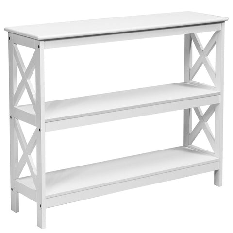 Modern Multifunctional Entryway Console Table with Industrial Design