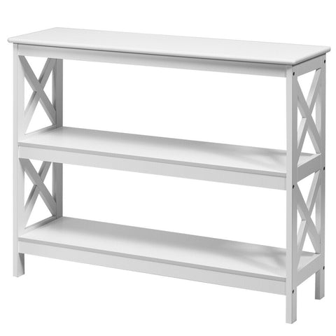 Modern Multifunctional Entryway Console Table with Industrial Design